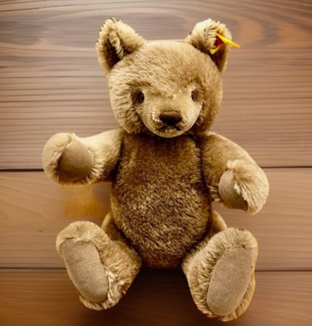 Vintage Steiff Teddy Bear 0202/36 West Germany Yellow Tag BIE Growler 14” Plush